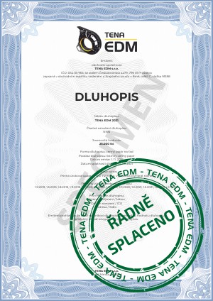 TENA EDM - dluhopis TENA EDM 2021