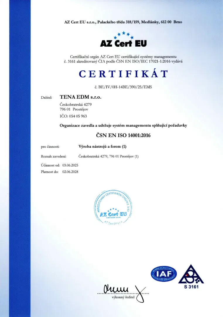 TENA EDM - ISO 14001